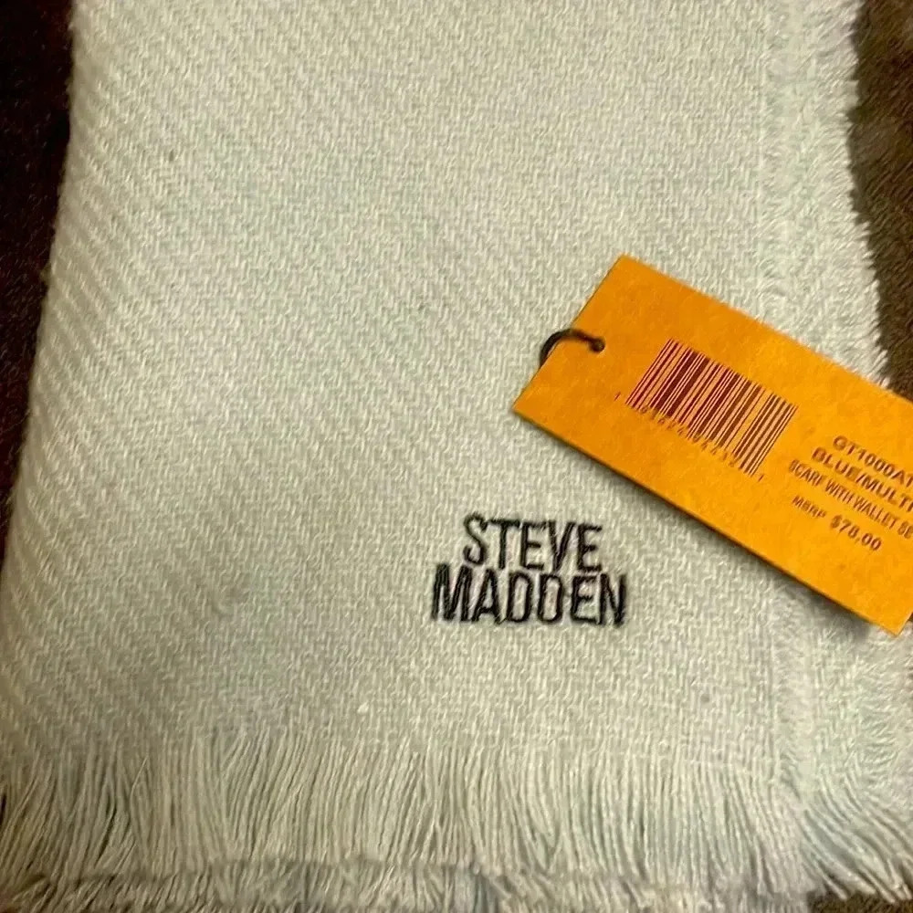 Blue Steve Madden scarf